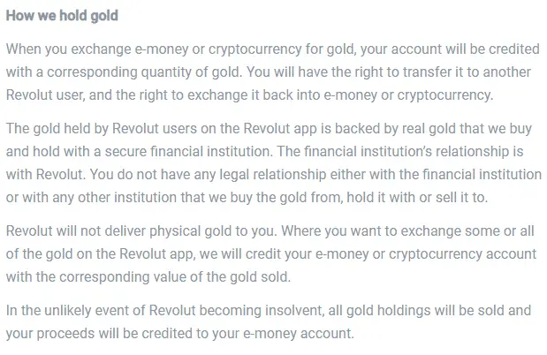 Revolut guld.